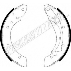 7184 TRUSTING Комплект тормозных колодок