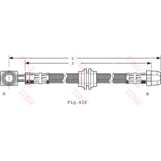 PHD479 TRW Тормозной шланг