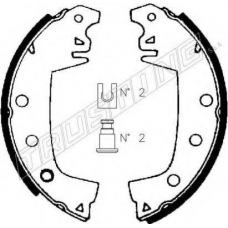 088.203 TRUSTING Комплект тормозных колодок