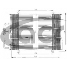300087 ACR Конденсатор, кондиционер