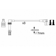 0 356 912 947 BOSCH Комплект проводов зажигания