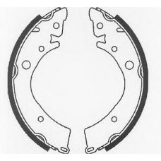 BS732 QUINTON HAZELL Комплект тормозных колодок