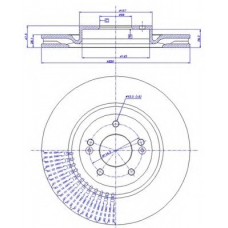 142.1734 CAR Тормозной диск