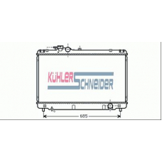 3200971 KUHLER SCHNEIDER Радиатор, охлаждение двигател