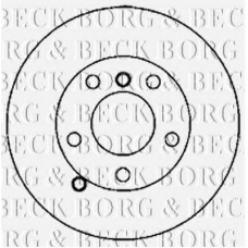 BBD5820S BORG & BECK Тормозной диск