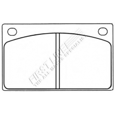 FBP1138 FIRST LINE Комплект тормозных колодок, дисковый тормоз