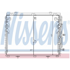 94270 NISSENS Конденсатор, кондиционер