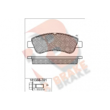 RB1388-701 R BRAKE Комплект тормозных колодок, дисковый тормоз