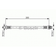 1 987 476 948 BOSCH Тормозной шланг