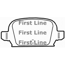 FBP3404 FIRST LINE Комплект тормозных колодок, дисковый тормоз