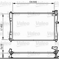 735057 VALEO Радиатор, охлаждение двигателя