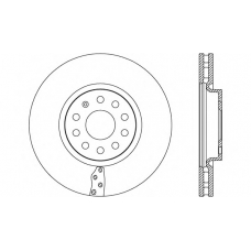 BDA2657.20 OPEN PARTS Тормозной диск