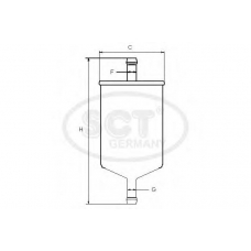 ST 308/1 SCT Топливный фильтр