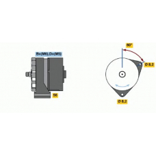 0 120 339 536 BOSCH Генератор