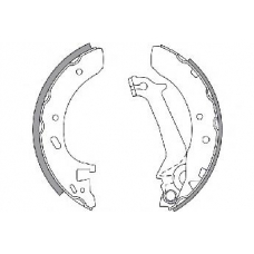 33929 SPIDAN Комплект тормозных колодок