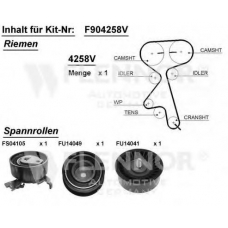 F904235V FLENNOR Комплект ремня грм