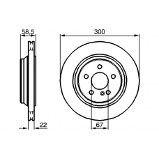 0 986 478 473 BOSCH Тормозной диск