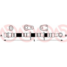 T 28 068 BREMBO Тормозной шланг