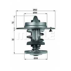 TX 80 83 MAHLE Термостат, охлаждающая жидкость