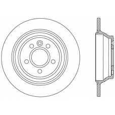 BDR2457.10 OPEN PARTS Тормозной диск