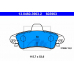 13.0460-3963.2 ATE Комплект тормозных колодок, дисковый тормоз