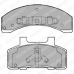 LP1216 DELPHI Комплект тормозных колодок, дисковый тормоз