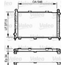 731251 VALEO Радиатор, охлаждение двигателя