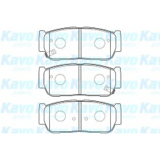 BP-4019 KAVO PARTS Комплект тормозных колодок, дисковый тормоз