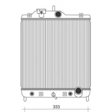 350213929000 MAGNETI MARELLI Радиатор, охлаждение двигателя