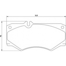 363710200311 MAGNETI MARELLI Комплект тормозных колодок, дисковый тормоз