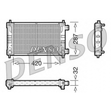 DRM20063 DENSO Радиатор, охлаждение двигателя