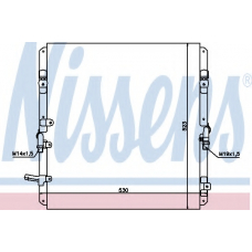 94053 NISSENS Конденсатор, кондиционер