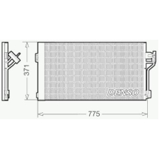 DCN17050 DENSO Конденсатор, кондиционер