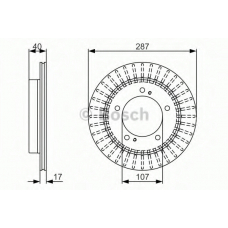 0 986 479 A32 BOSCH Тормозной диск