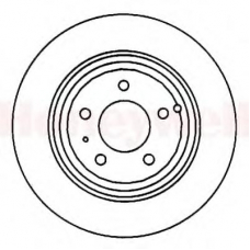 561867B BENDIX Тормозной диск