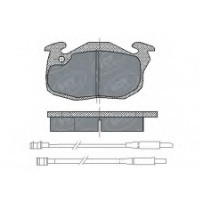 SP 107 PR SCT Комплект тормозных колодок, дисковый тормоз