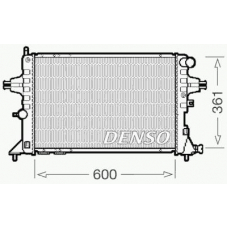 DRM20084 DENSO Радиатор, охлаждение двигателя