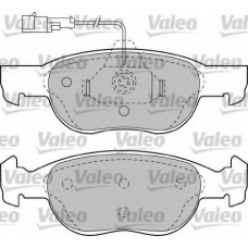 540936 VALEO Комплект тормозных колодок, дисковый тормоз