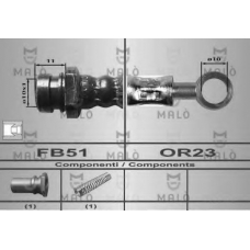 80442 Malo Тормозной шланг