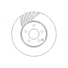 NBD1552 NATIONAL Тормозной диск