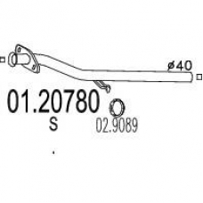 01.20780 MTS Труба выхлопного газа