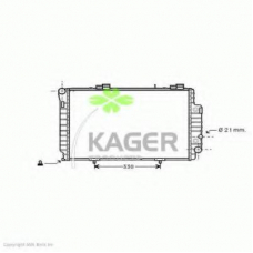 31-1844 KAGER Радиатор, охлаждение двигателя