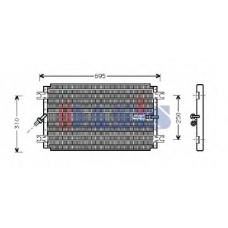 213780N AKS DASIS Конденсатор, кондиционер
