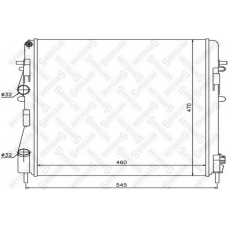 10-26172-SX STELLOX Радиатор, охлаждение двигателя