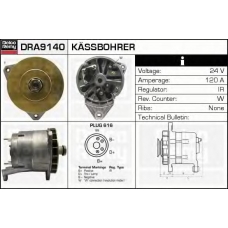 DRA9140 DELCO REMY Генератор