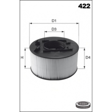 EL9289 MECAFILTER Воздушный фильтр