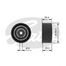 T42085 GATES Паразитный / Ведущий ролик, зубчатый ремень