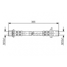 1 987 476 164 BOSCH Тормозной шланг