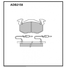 ADB2158 Allied Nippon Тормозные колодки
