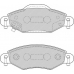 FDB1513 FERODO Комплект тормозных колодок, дисковый тормоз
